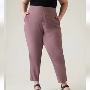 Athleta Brooklyn Ankle Pants in Rose Size 14